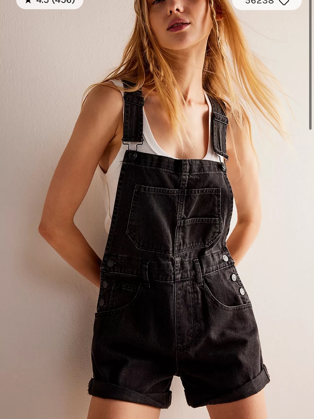 Free People We The Free Ziggy Shortalls